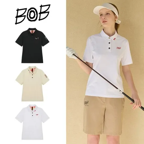 BOB 26SS 여성 반팔 카라티셔츠 3종
