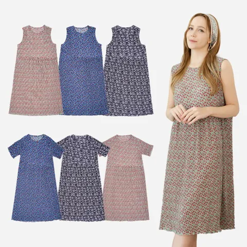 [유아굿]○플라워 플리츠 패턴 원피스 3종(FREE)