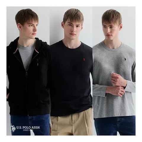 USPA 26FW 남성 후드집업 1종 + 긴팔티셔츠 2종