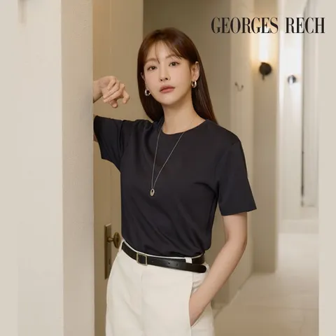 [조르쥬 레쉬](런칭가 79,000원) 26SS 이집션 GIZA 코튼 티블라우스 4종