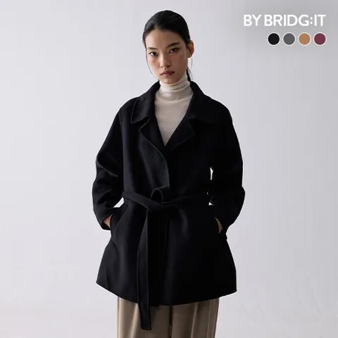 ○ 26FW 울 캐시미어 블렌딩 핸드메이드 하프코트