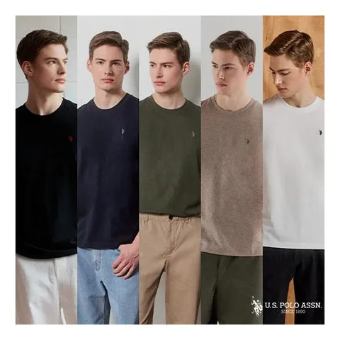 USPA 26SS 남성 반팔 라운드 티셔츠 5종