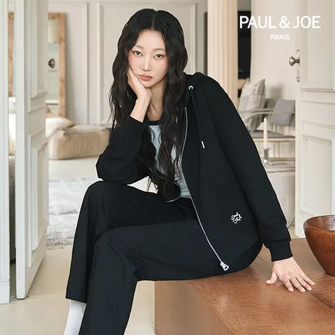 ○(런칭가 99,000원) PARIS 에센셜 셋업 3종(맨투맨+집업+팬츠)