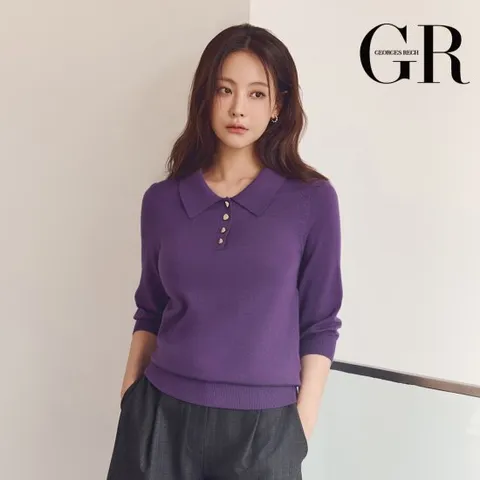 ○26FW 버튼 포인트 카라 니트 4종