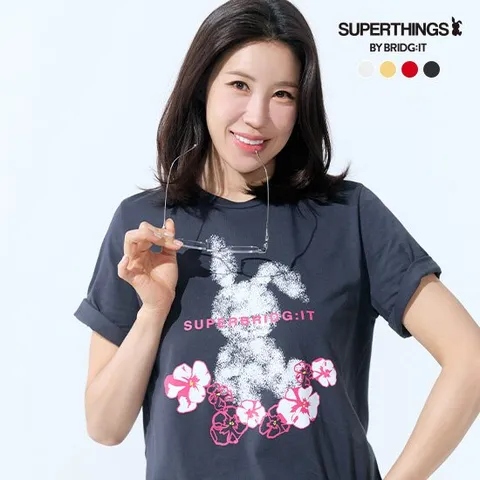 ○[바이브리짓X슈퍼띵스] 26SS 썸머 그래픽 티셔츠 4종
