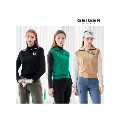 [가이거골프][론칭가 119,000원] 가이거골프 니트 베스트 1종