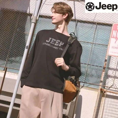 JEEP 남성 에센셜 긴팔티셔츠 3종