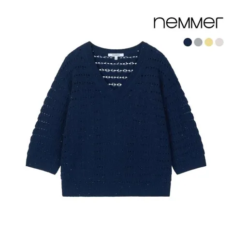 [상시가 119,000원] 26SS 스프링 캐시미어울 스카시 니트 (+ 슬리브리스 이너)