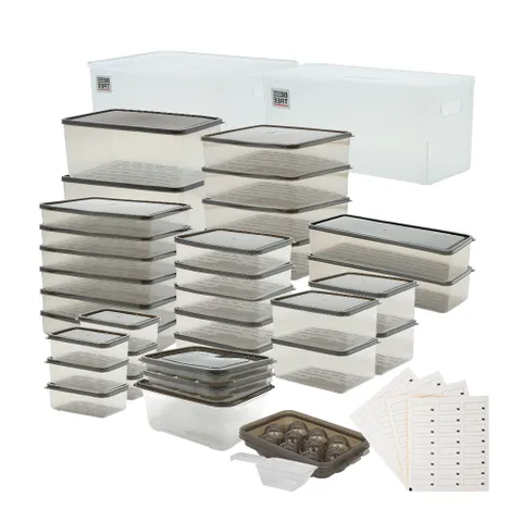 비트리 부드럽게 휘어지는 냉동실 정리용기 세트