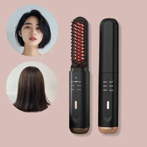 뿌리볼륨 다운펌 빗 고데기 3단 무선 헤어 스타일러