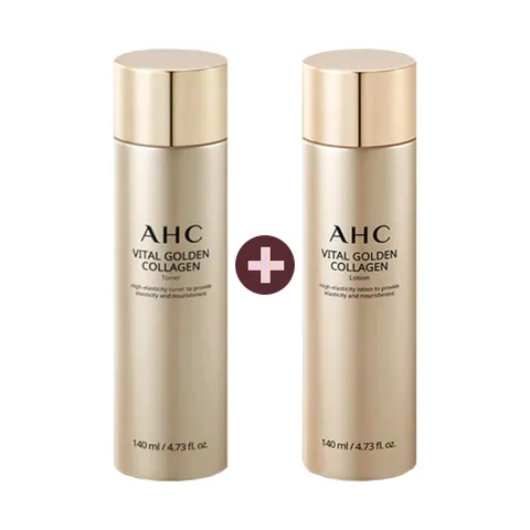 AHC 골든 콜라겐 2종(토너 140ml+로션 140ml), 1세트