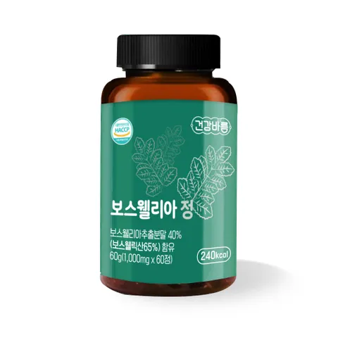 보스웰리아 관절연골엔 무릎 관절 2세대 1000mg 버스웰리아 이병헌 관절약, 60정, 1개