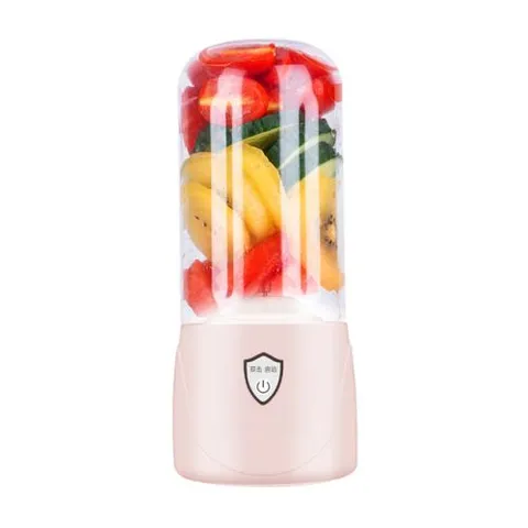 믹서텀블러 350ml 전 Juicer USB 충전식 블렌더 미니 Juicing 주방, 2) Pink 30...