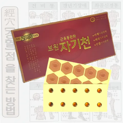 보원 자기천 만성통증 관절통 근육통완화 신경통 타박 자기파스 자기패치 2000가우스