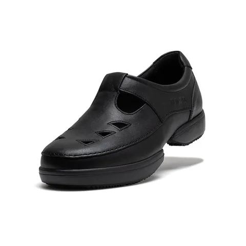 [나르지오 워킹화] 벤티2 블랙 여성 분리형바닥 기능성신발 무릎이 편한신발 가벼운신발 장민호 신발, 250, 블랙