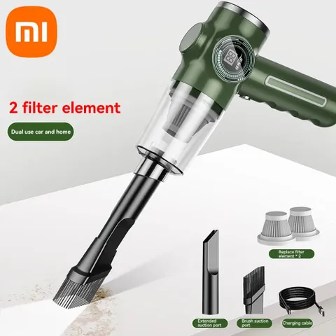 고출력 자동차 진공 청소기 청소 먼지 제거 다기능 습식 건식 휴, 4.Green 2 ..., 1개