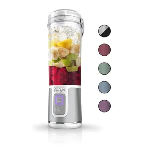 닌자 블라스트 초고속 블렌더 Ninja Blast 530ml 포터블 믹서 크랜베리 레드, 하얀색