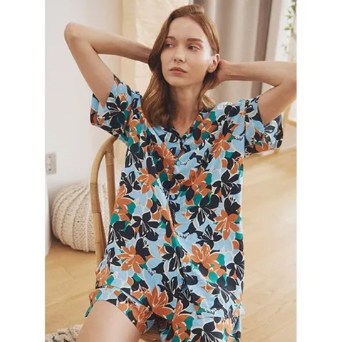 라페어 캬라멜 블랙 파자마 세트 LWJFAST0050-CB 129319
