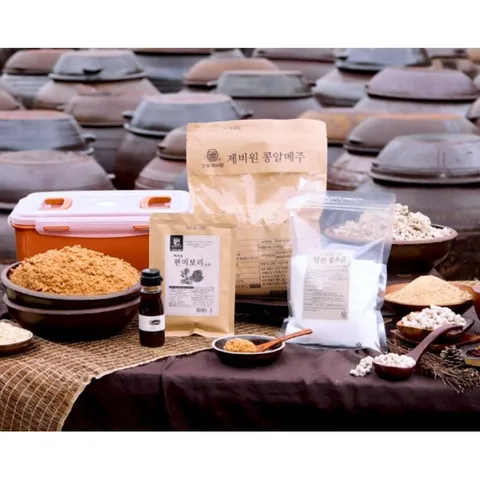 전통식품 안동제비원 전통 된장 담그기 된장만들기 세트