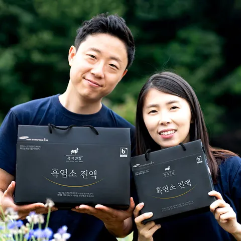 흑색건강 청년농부 정진욱의 흑염소진액 3박스 90포x100ml, 100ml, 3박스