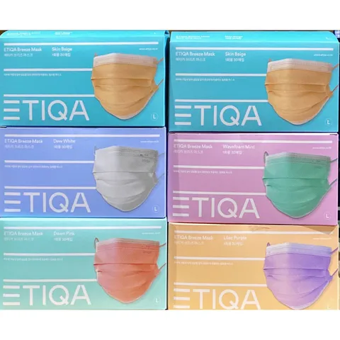 ETIQA 브리즈 마스크 성인용, 30개입, 베이지, 1개