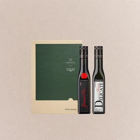 프란치 햇 올리브오일 2종 세트, 빌라마그라+레 트레..., 1세트