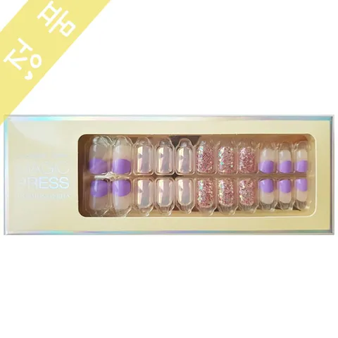 데싱디바 20SS 매직프레스 네일 슈퍼슬림핏 소프트샤인_네일 샤벳 네일팁, 라벤더씬트, 1개