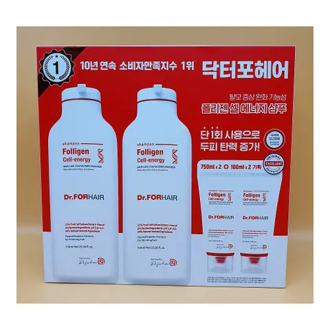 닥터포헤어 폴리젠 셀 에너지 샴푸, 750ml, 2개