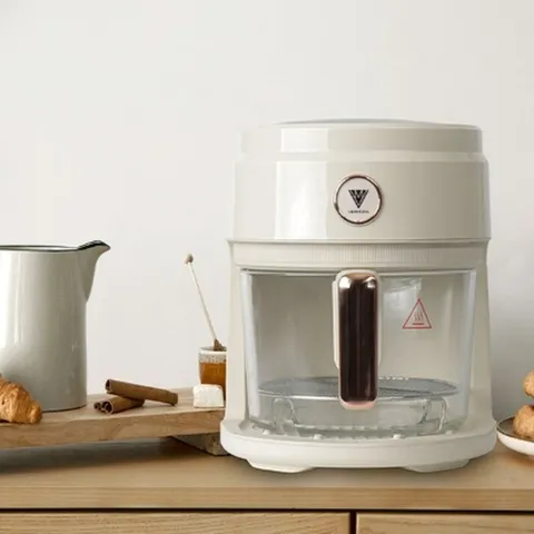 보이는 에어프라이기 서랍형 투명글라스 에어프라이어 과열방지