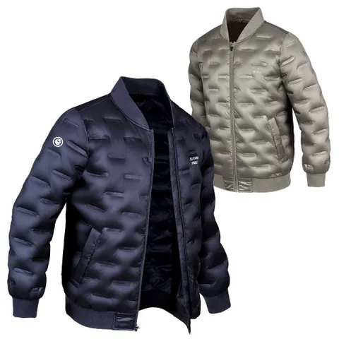 남성 겨울 구스다운 거위털 패딩 점퍼, 차콜 2XL