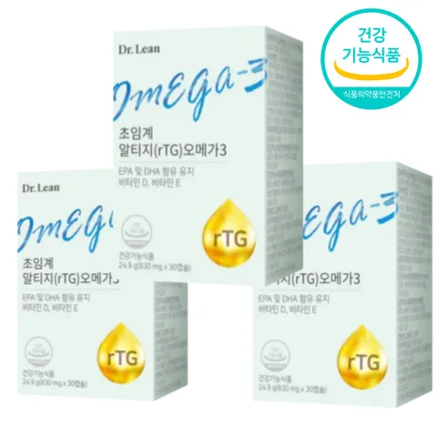 닥터린 초임계 알티지 오메가3, 30정, 3개