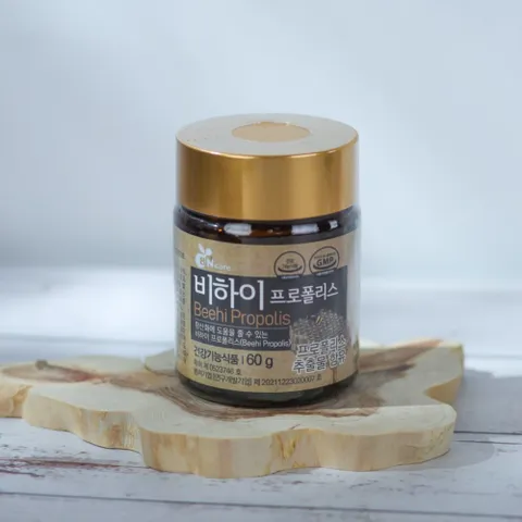 비하이 무알콜 프로폴리스 분말 어린이 청소년 임산부 플라보노이드 최대 17mg, 비하이프로폴리스 분..., 60g, 1개