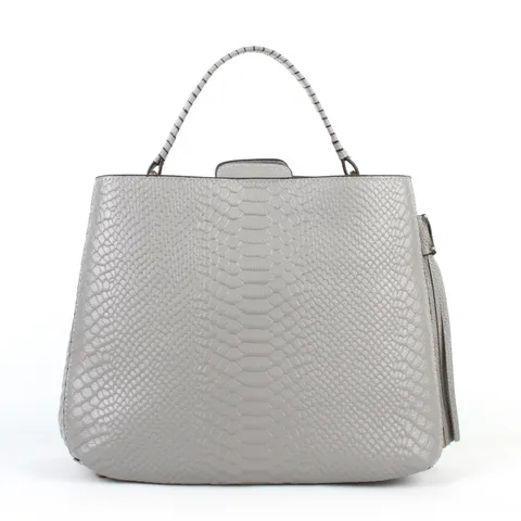 디자이너제이백 천연소가죽 여성가방 퍼센 천연소 가죽백 토드 핸드백, 그레이