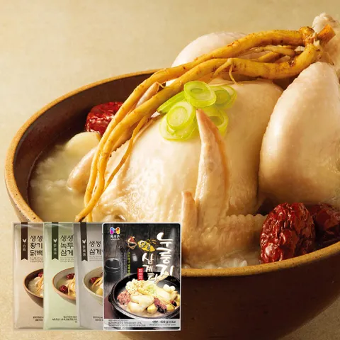 목우촌 삼계탕 / 녹두 황기 생생 오곡누룽지 삼계탕먹는날 1+1 총2개, 1kg, 2개