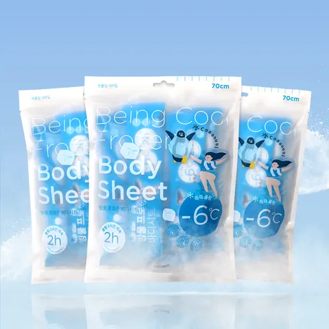 [오제끄 본사] 사용즉시 -6도 쿨링 2시간 지속/ 빙쿨 프로즌 바디 시트 5매입 3개 총 15매입 여행/휴가/운동/골프/야구장/페스티벌/더위/출퇴근 필수품/쿨스카프/바디시트, 3개