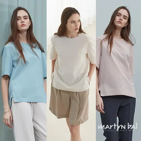 마틴발 MARTYNBAL 23SS 여성 썸머 티블라우스 3종