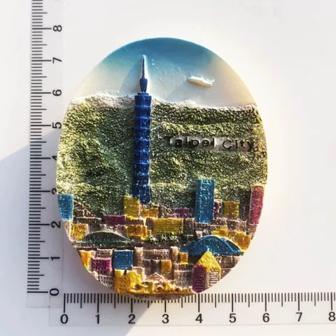 대만 아리산 태로각 들류 가오슝 화롄 풍경 여행 기념품 자석 냉장고 부착 패키지 배송