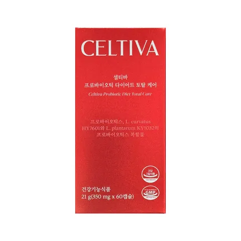 셀티바 프로바이오틱 다이어트 토탈케어 350mg x 60캡슐 1개월분, 60정, 1개