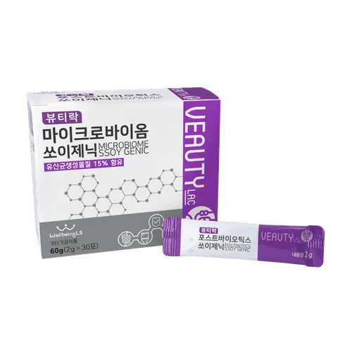 마이크로바이옴 쏘이제닉 60g - 유산균 생성물질 포스트바이오틱스 (2g 30포), 60g, 1박스