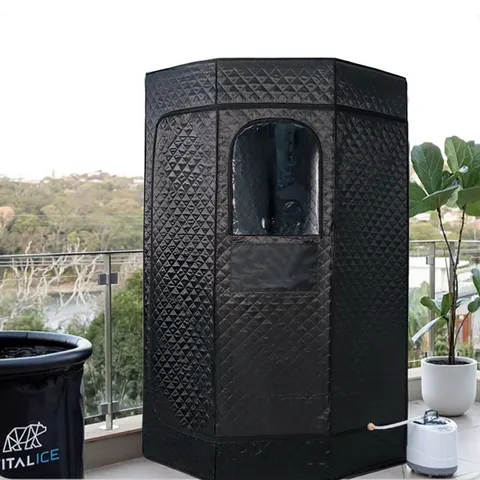 간이사우나 사우사박스 2L/2.6L/3L 증기 훈증기 가정용 사우나 습식사우나 가정용 찜질방, 오각형 브래킷 모델...