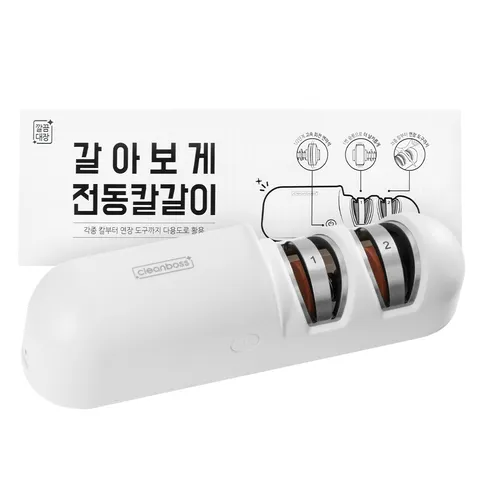 깔끔대장 갈아보게 전동칼갈이, 혼합색상, 18.5 x 5.5..., 1개