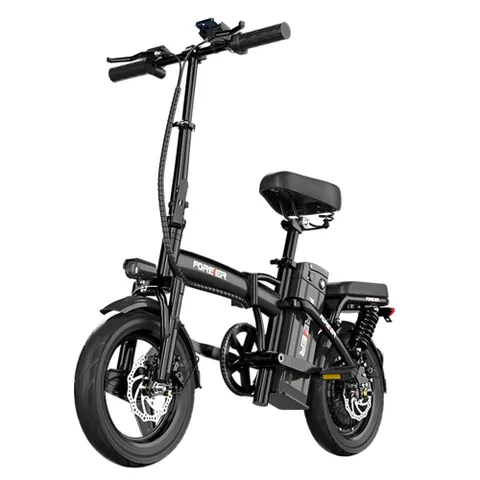 접이식전기자전거 500w 전동 출퇴근 배달 전기자전거, 스탠다드, 단일색상, 너비 약 137cm...