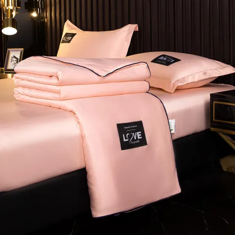 여름 얼음 실크 이불 에어컨 침구 세트