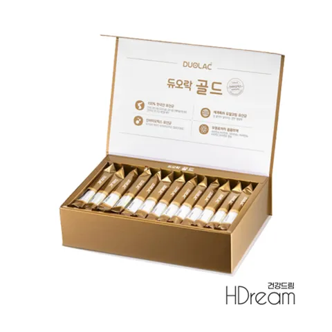 듀오락 골드 세트 유산균 프로바이오틱스 온가족 명절 선물 장건강 65일분 HD 듀오락유산균