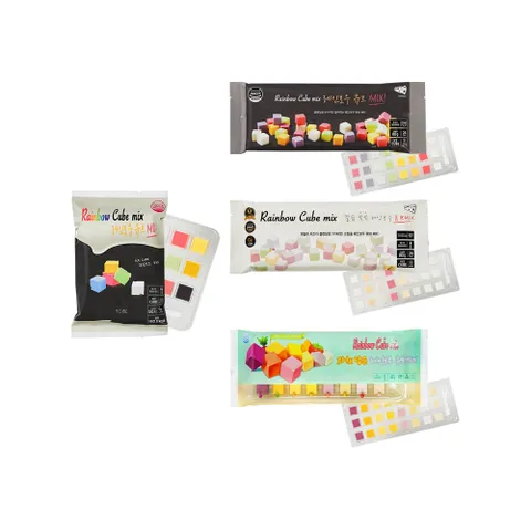 레인보우 과일큐브치즈 단품구성 [블랙/칼슘쏙쏙/과채담은/미니9구 선택] 레인보우큐브MIX! 80g, 1개