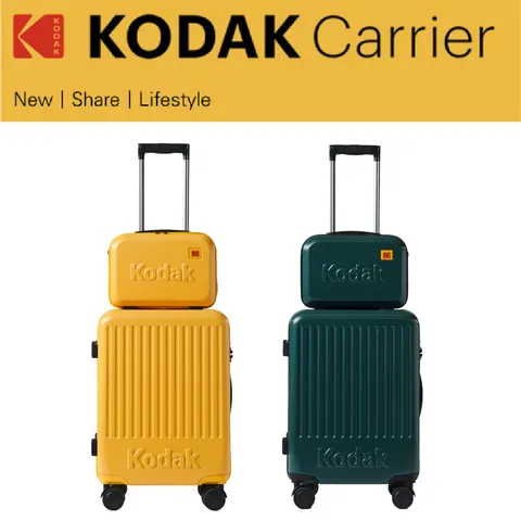 코닥캐리어 2024 스트라이프 캐리어 세트[20인치+미니], 그린