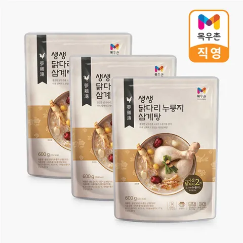 목우촌 생생 닭다리 누룽지 삼계탕 600g