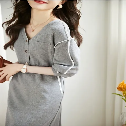 비니브달란트 미디엄 원피스, 연그레이/XL/77, 상세 설명 참조, 연그레이_XL(77...
