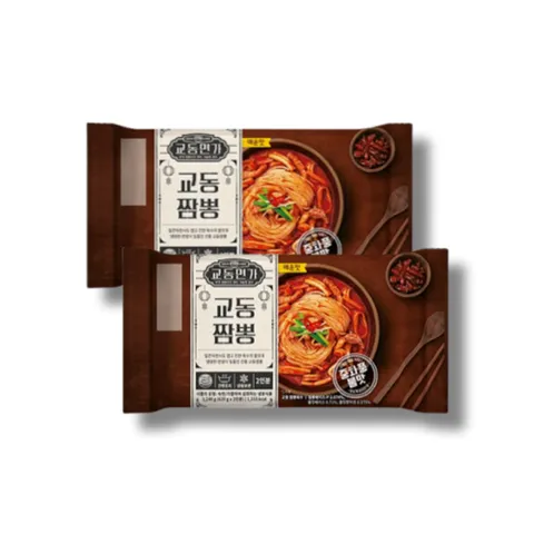교동짬뽕 중화풍불맛 짬뽕 맛집 밀키트 1280g x 2개 (4인분), 1.28kg, 2개