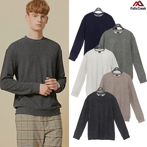 [루시앙] 폴스크릭 남성 써모라이트 기능성 맨투맨 5종 SET (P001183264)